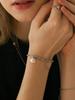 Pearly More Pearl Point Two-Chain Bracelet