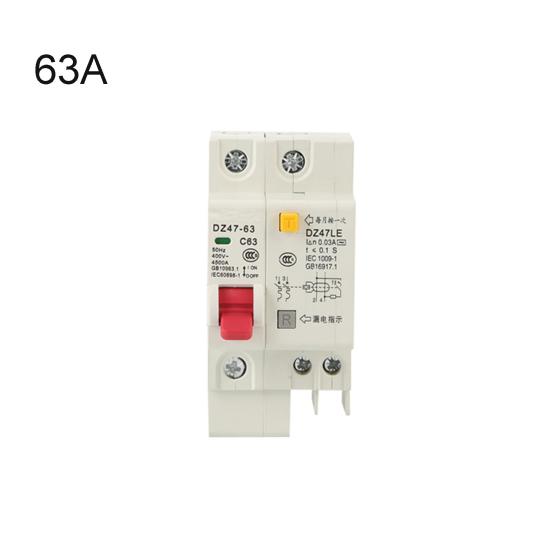 DZ47LE-63 1P 10/16/20/32/40/63A Protecție împotriva scurgerilor întreruptoare de uz casnic