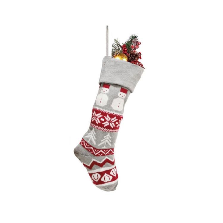 Christmas Stocking Festive Decoration Holiday Season Tree Hanging Pendant Socks