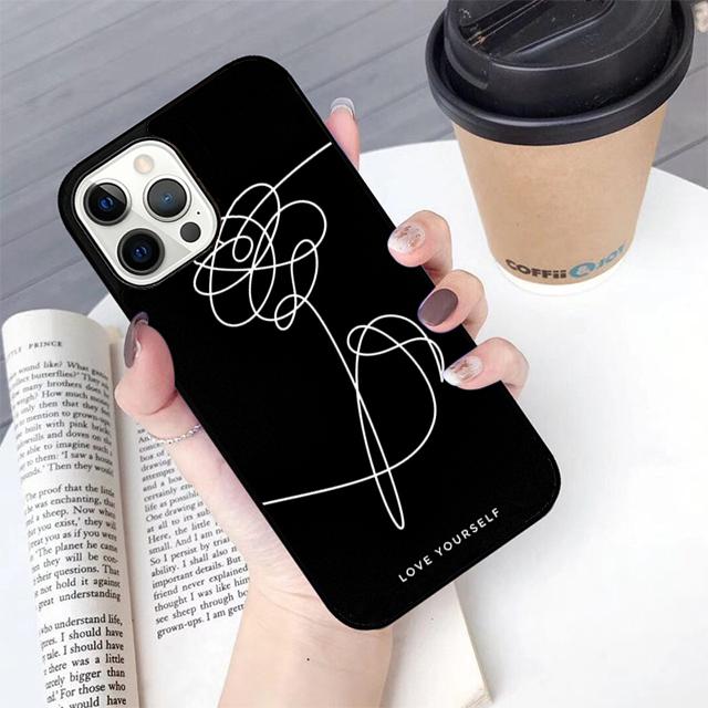 Autumu Love Yourself Phone Case Cover for iPhone 17 Air 16 16e 15 12 11 13 14 Pro Max Apple Plus Coque