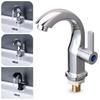 Single Cold Bathroom Basin Faucet Modern Deck Mounted Sink Faucet Single Lever Hole Tap  Kitchen