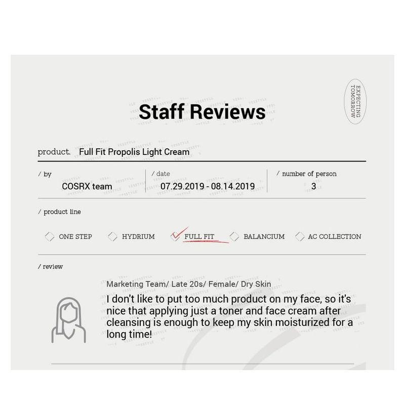 COSRX Full Fit Propolis Leichtcreme