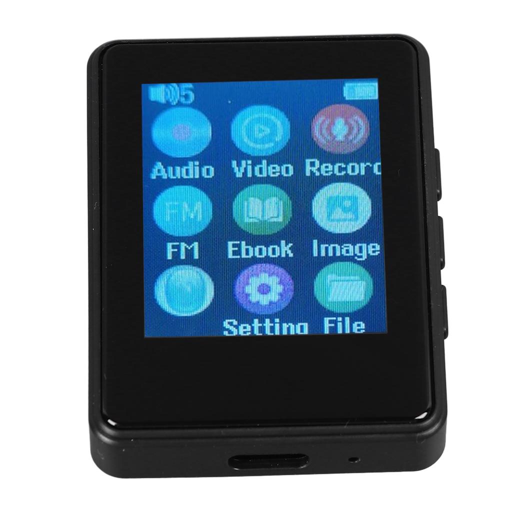 Music Player Touch Screen Bluetooth MP3 Player 32GB 210mAh Portable Students MP3 Player for Music Video