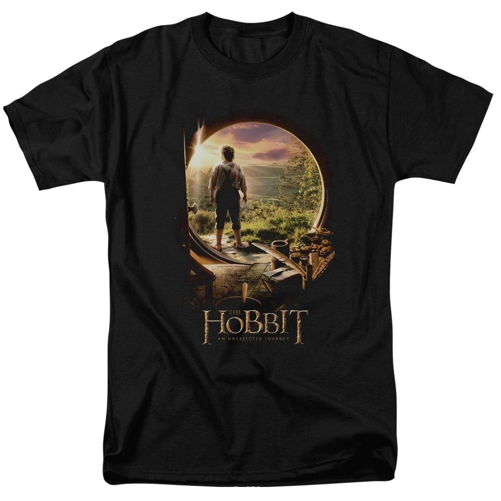 The Lord of The Rings The Hobbit - Hobbit In Door - Adult T-Shirt M