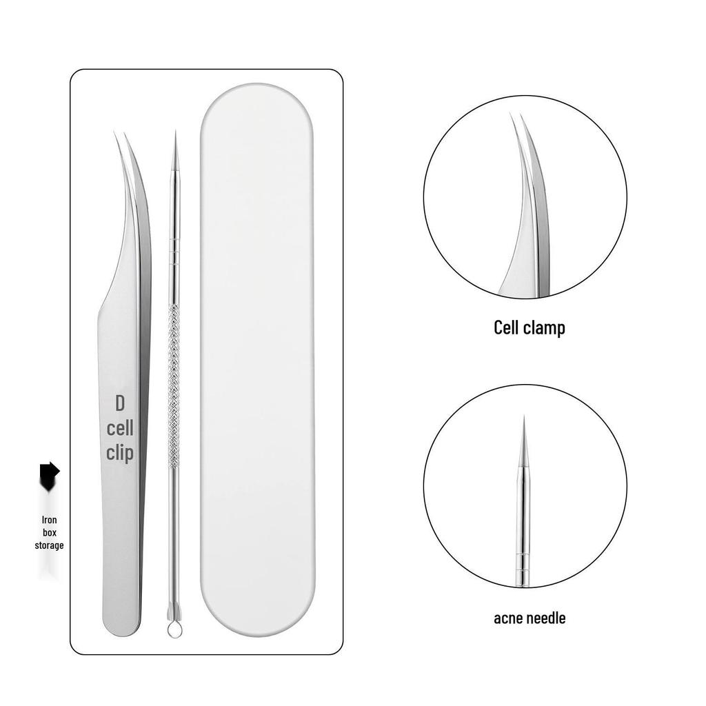 Dolphin Stainless Steel Ultra-Sharp Precision Pimple & Blackhead Removal Tool