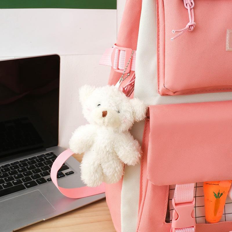 

Модный студенческий школьный рюкзак Fashion Campus Большой вместимости Рюкзак для девочки Легкий и универсальный Повседневный рюкзак