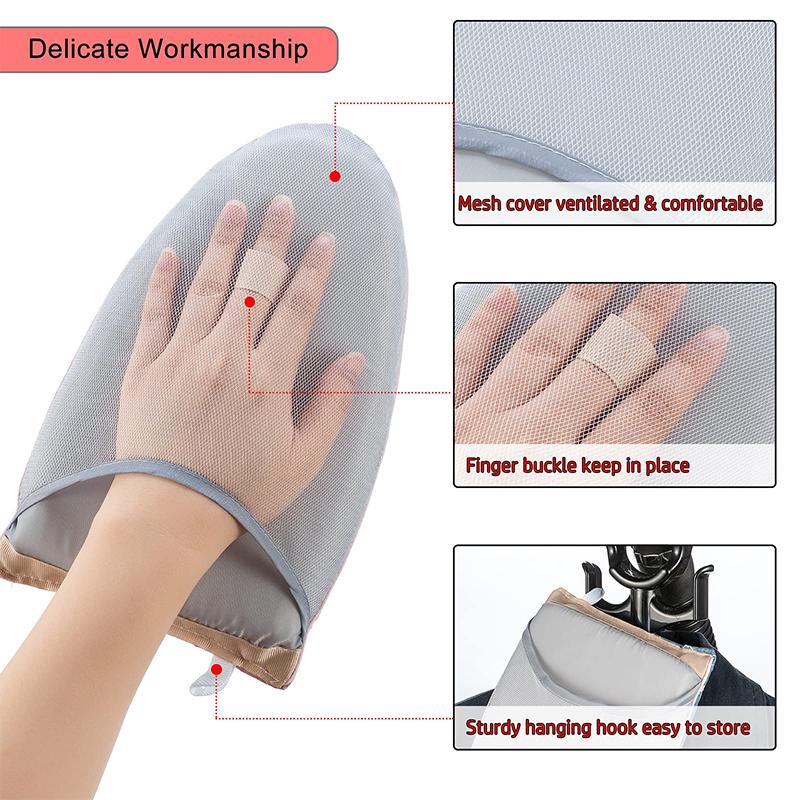 1PC Waschbares Bügelbrett Mini Verbrühschutz Bügeleisen Pad Abdeckung Handschuhe Hitzebeständiger Fleck Garment Steamer Zubehör für Kleidung