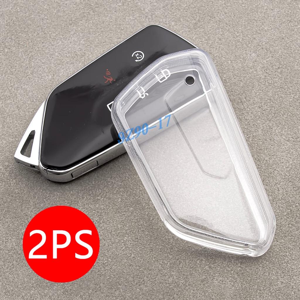 Transparent Car Key Fob Case Cover Holder For Vw Golf Mk8 Id.3 Id.4 Seat Leon Tarraco Ateca Skoda Octavia Mk4 Cupra Formentor