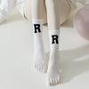 Female Spring and Summer Professional Non Slip Sports Yoga Fitness Pilates Five Finger Tube Socks