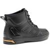 Men Rian Shoes Lace-Up High Top Ankle Boots Fashion Short Boots Thick Soles Black Green Waterproof Rain Boots Men Solid