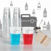 With Stirring Sticks Epoxy Resin Mixing Cups Measuring Cups Stirring Sticks  Mixing Pigments