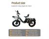 PULUMA SL001 Dual Motor Electric Cargo Trike, Dual Battery 48V 27Ah 7-Speed with Hydraulic Brakes