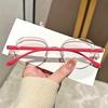 Luxury Rimless Reading Glasses for Women - Diamond Cutting Style, Presbyopic Lens, Square Frame, Lightweight & Stylish Design