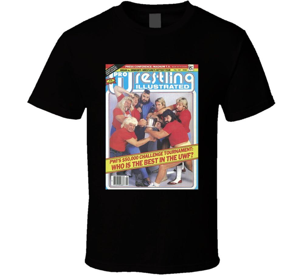 Wrestling Magazine Cover February 1987 Fan T Shirt Unisex T-Shirt S