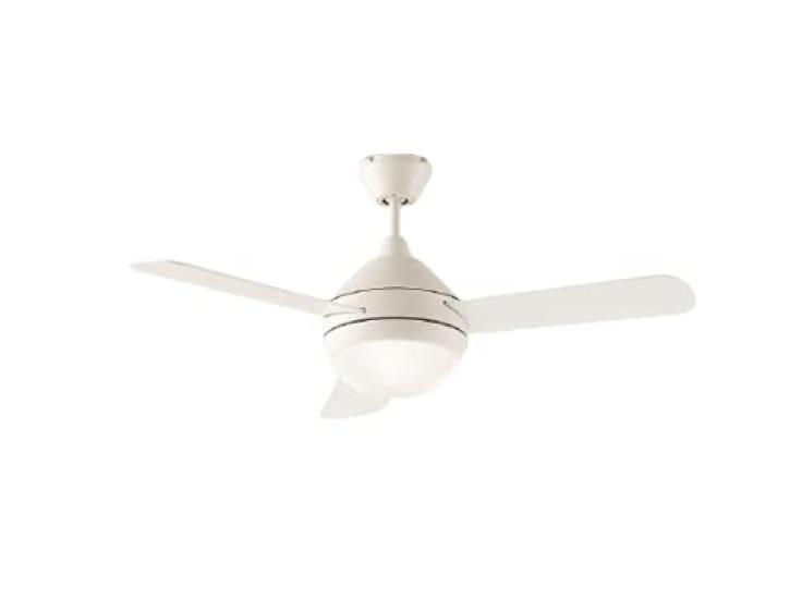 

DAIKO LED Ceiling Fan, ASL-611, White, 3 x 4.2W (E17) LED Bulbs, 2700K Warm White, Fits up to 8 tatami mats, Easy Installation