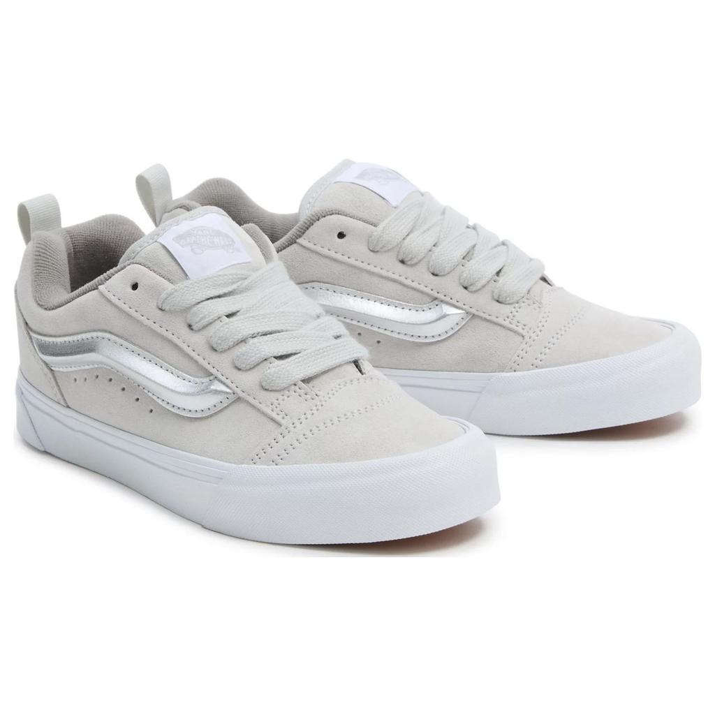 Vans Knu-Skool Metallic Silber Unisex Sneakers True-Weiß VN0009QCX1K