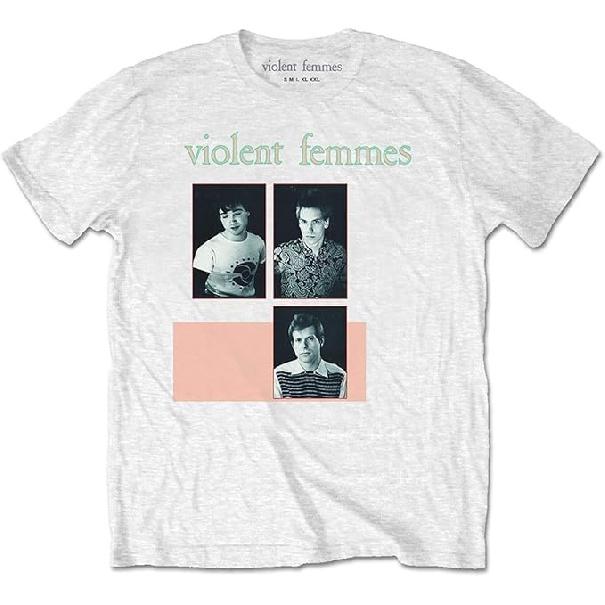 Violent Femmes Men's Vintage Band Photo T-Shirt White | Officially Licensed Merchandise