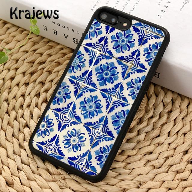 Moroccan Tiles Pattern Phone Case Cover For iPhone 17 Air 16 15 14 plus 12 13 pro max coque Shell Fundas