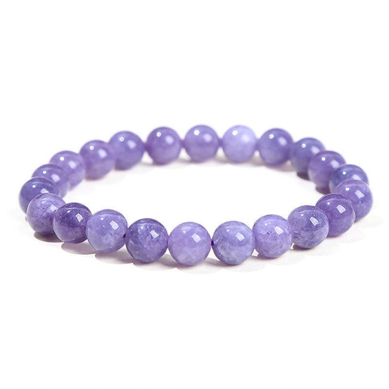 Natural Crystal Agate & Tiger Eye Stone Bracelet - Fashionable Round Beads for Men & Women