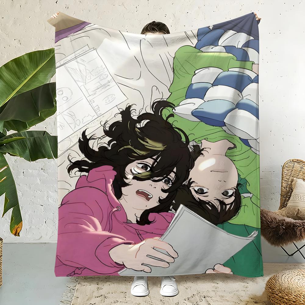 Manga L-Look Back Throw  Flannel Throw Blanket,Bed Home Office Nap Blanket Travel,Camping,Picnic Blanket Soft Decor 75x90cm