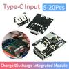 5-20Pcs 5V 2A Lithium-Ion Battery Charge Module Type-C Input Battery Charge Module Support 4.2V High-precision Charge Protection
