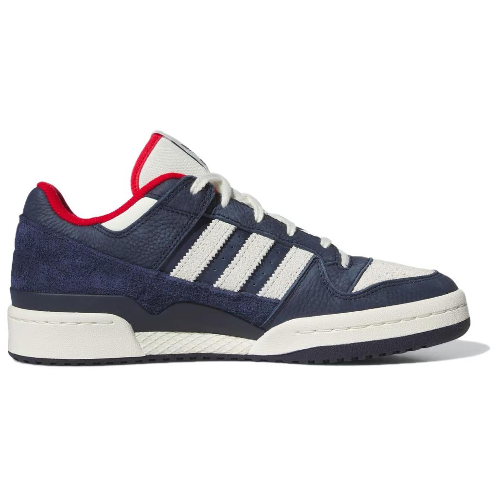 Adidas Forum Low CL Night Indigo Scarlet Unisex Tenisky Modrá Slonová kost Better-Scarlet IG8700