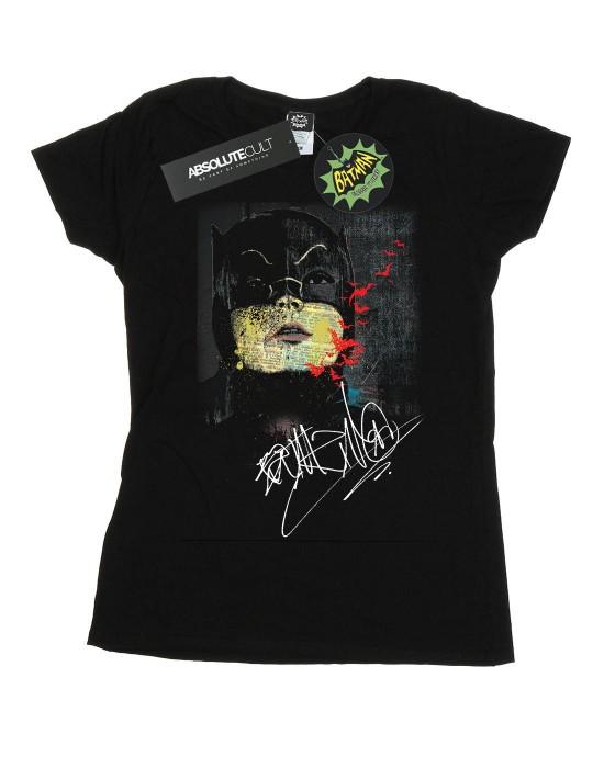 DC Comics Womens/Ladies Batman TV Series Signature Cotton T-Shirt