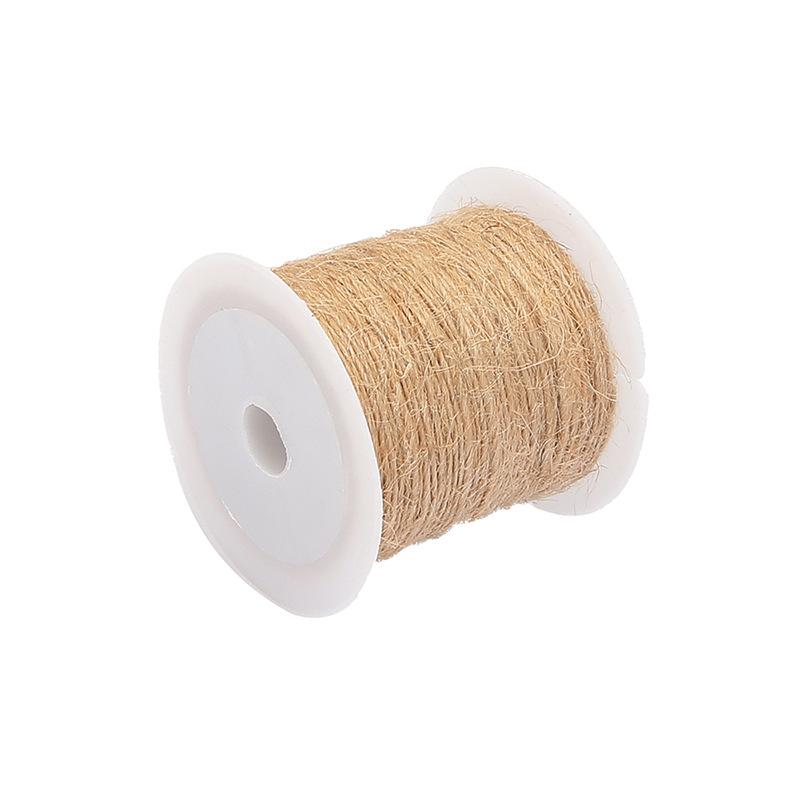 Heiß verkauftes Naturhanfseil in mehreren Größen, handgefertigtes DIY-Juteseil, Retro-Dekoration, dickes Hanfseilmaterial