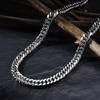 3/5/7/9mm Chunky Cuban Chain Necklaces for Men Boys,Waterproof Stainless Steel Silver Color Chain,Hip Hop Classic Jewelry Gift