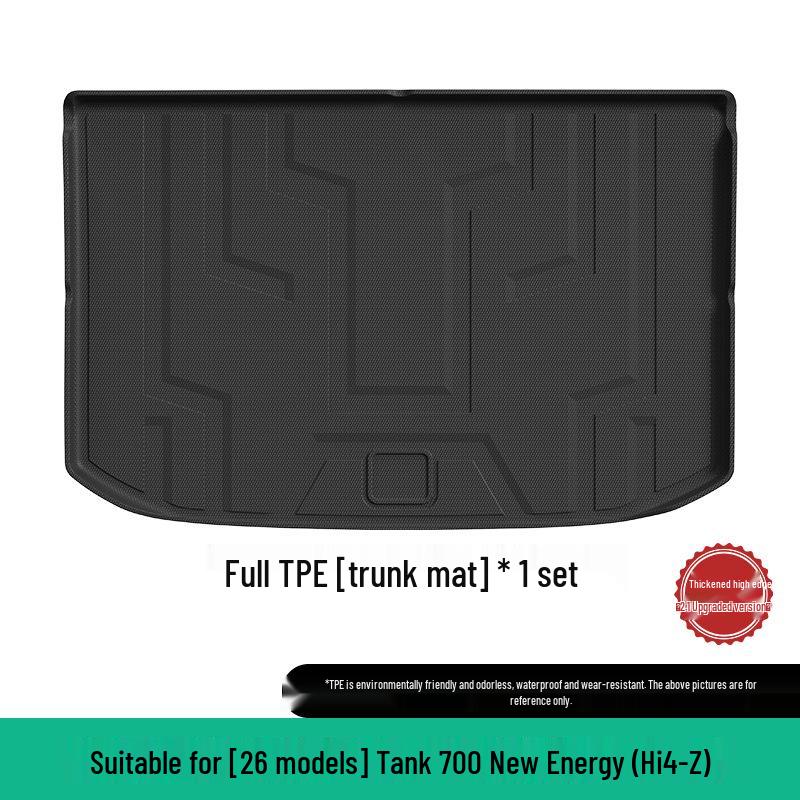 TPE Eco-Friendly Foot & Trunk Mats for 24 Tank 700 HI4-T Plug-In Hybrid Models