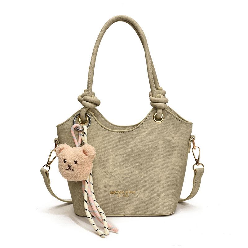 New Bag Women's 2025 Popular Bucket Bag Spring and Summer Niche Design Shoulder Messenger Bag High-end Handbag