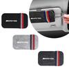 1PCS Car Sun Visor Glasses Storage Bag Card Holder Organizer Accessories For AMG W140 W168 W169 W176 W177 GLS GLB EQC CLS SLK