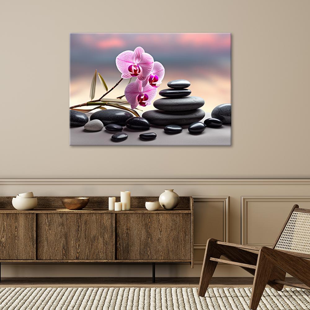 Canvas Print, Orchid Zen Spa