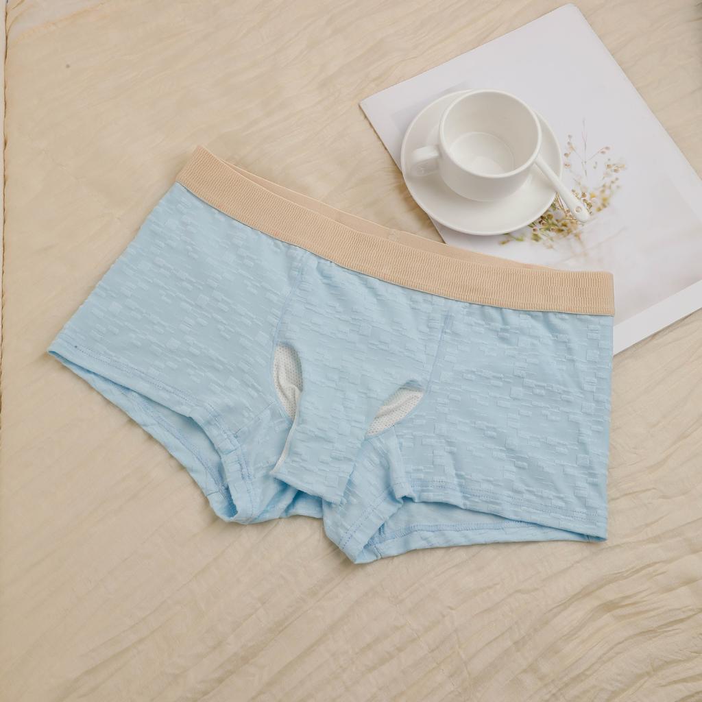 Men's Spring and Summer Elephant-nose No-removal Open-top Gun Egg Separation Breathable Briefs