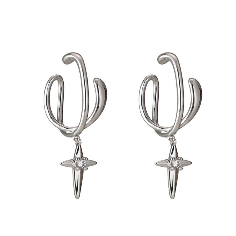 

Ear Clip for Men, with A Sophisticated and Niche Style. for Women Without Ear Piercings, Featuring A Cool Look. Ear Bone Clip.