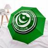 Portsmouth FC pattern, automatic folding umbrella, portable and foldable design, 8 ribs, a Christmas or birthday gift.