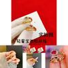 Elegant Vietnamese Gold Plated Adjustable Snake Ring For Women In Stunning Red And Green Gemstone Design