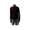Calvin Klein Fitted Logo Print Crew Neck Pullover Sweatshirt Men tops Black 40DC812-004