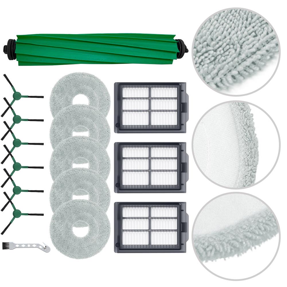 For Roomba Plus 405 For Combo / 505 For Combo Main Side Brushes Filter Mop Cloth Vacuum Cleaner Accessories Spare To Replace