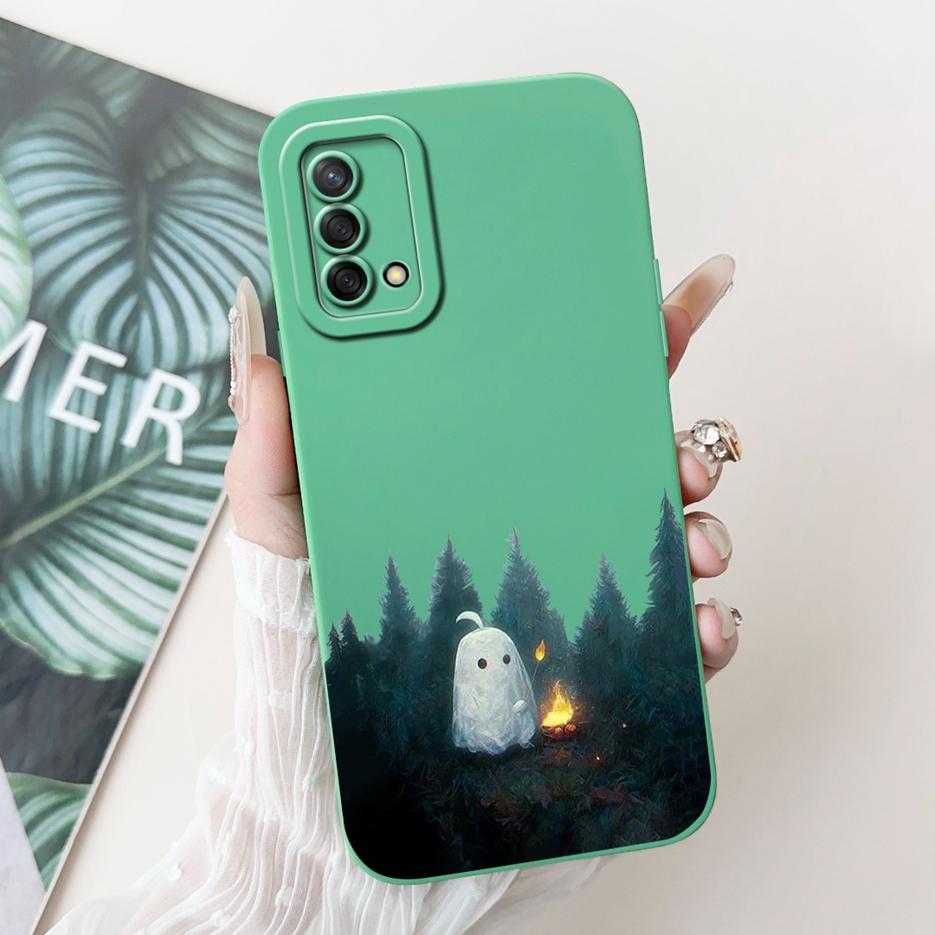 For Oppo A74 4G Case Oppo A54 A94 Stylish Candy Painted Cover Shockproof Phone Cases For Oppo A94 A 54 74 OppoA54 OppoA74 Bumper