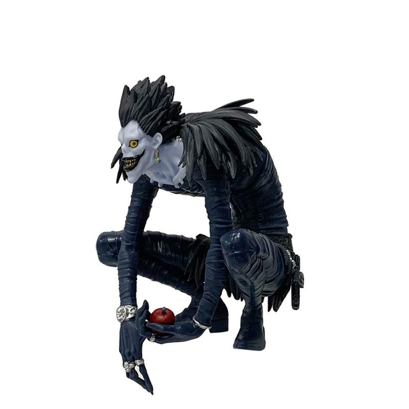 8/16Cm Anime Death Note Figure L Lawliet Ryuk Holding Apple Model For Car Ornament Figurine Fans Collection Christmas Gift