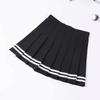 SCIONE Women's Pleated Skirt Elastic Waist Short Skirt Girl Cute High Waist Tennis Skirt Sexy Skirt