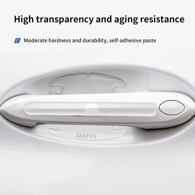 8pcs Car Door Sticker Door Handle Protection For BMW Series F10 F11 G30 G31 G20 F30 F31 F34 X1 X3 X4 X5 X6 E60 E90 E91 92 E93
