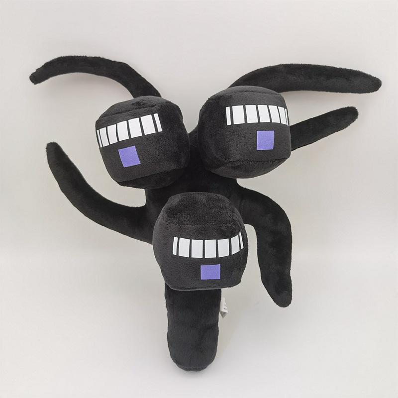Peluche Wither Storm, Merchandising del Gioco Minecraft, Morbido e Coccoloso, Oggetto da Collezione con Licenza Ufficiale, 20 Pollici nero
