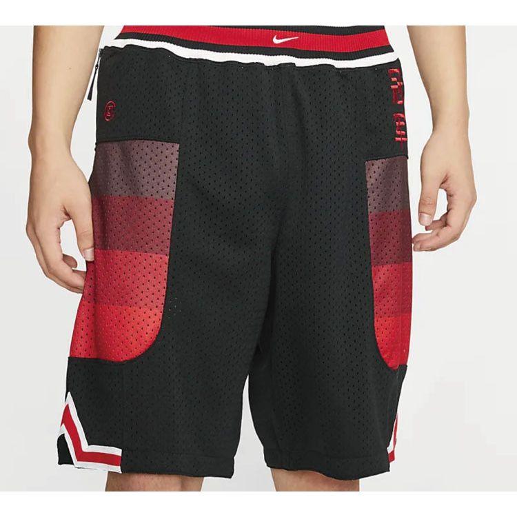 Nike X Clot מהדורה משותפת מכנסי קז'ואל כדורסל ריקוד אריה גרסה אסייתית מכנסי גברים תחתונים שחור CQ9345-010