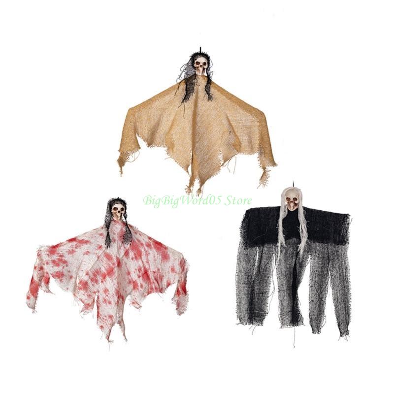 24TE Halloween Hanging Decoration Horror Hanging Taro Little Hangings for Haunted House