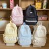 Schoolbag Popular Polka Dot Printed Lace Backpack Women's Large Capacity Lightweight Student School Bag Casual Versatile Double Backpack