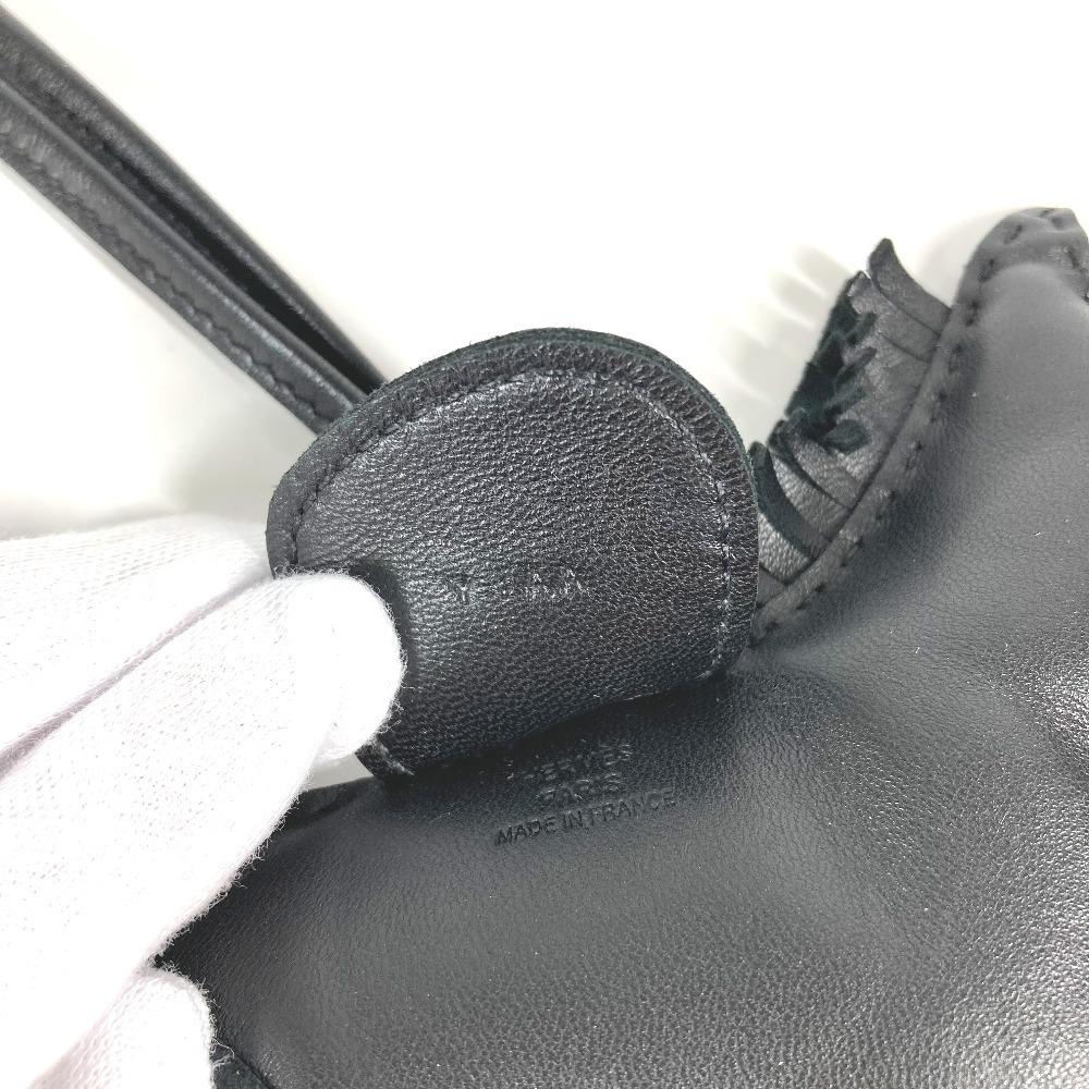 HERMES So Black All Black Rodeo GM Rodeo GM Bag Charm charm Anyo Miro Black
