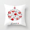 Christmas-Themed Pattern Throw Pillow Cover With Short Plush Print For Living Room Sofa Decoration Cushion Cover Pillow Covers
