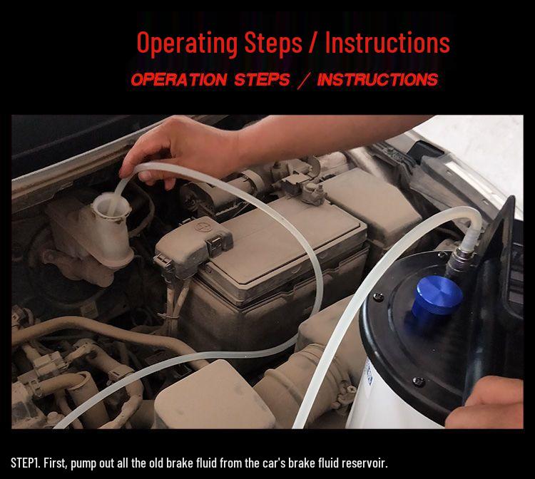 3L Pneumatic Brake Fluid Change Machine & Oil Extractor Tool for Auto Maintenance